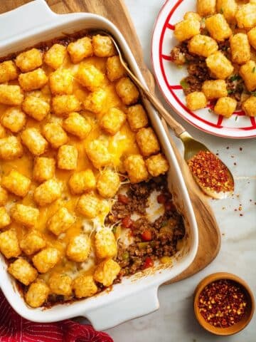 Pizza Tater Tot Casserole Recipe