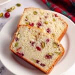Cranberry Pistachio Bread Recipe