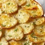 Creamy Cheddar Au Gratin Potatoes Recipe