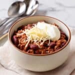 Crock Pot Chili for Two Recipe