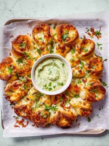 Blooming Quesadilla Ring Recipe