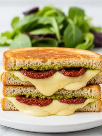 Grilled Cheese Sandwiches with Sun-Dried Tomato Pesto Recipe