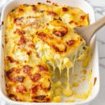 Vegan Scalloped Potatoes with Caramelized Onion and Herb Infused Milk Recipe