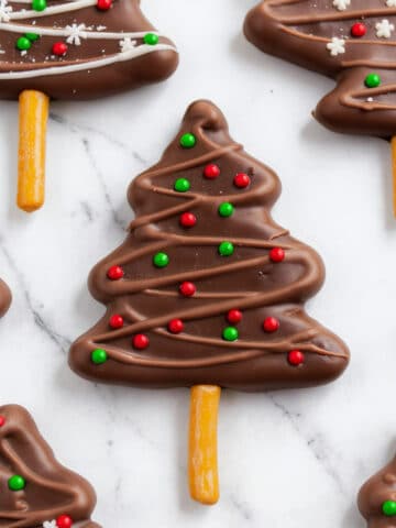 Dark Chocolate Christmas Trees Recipe