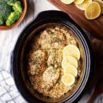 Slow Cooker Lemon Pepper Chicken and Rice Recipe