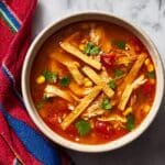 Slow Cooker Chicken Tortilla Soup Recipe
