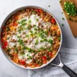 Ground Beef and Rice Skillet Recipe