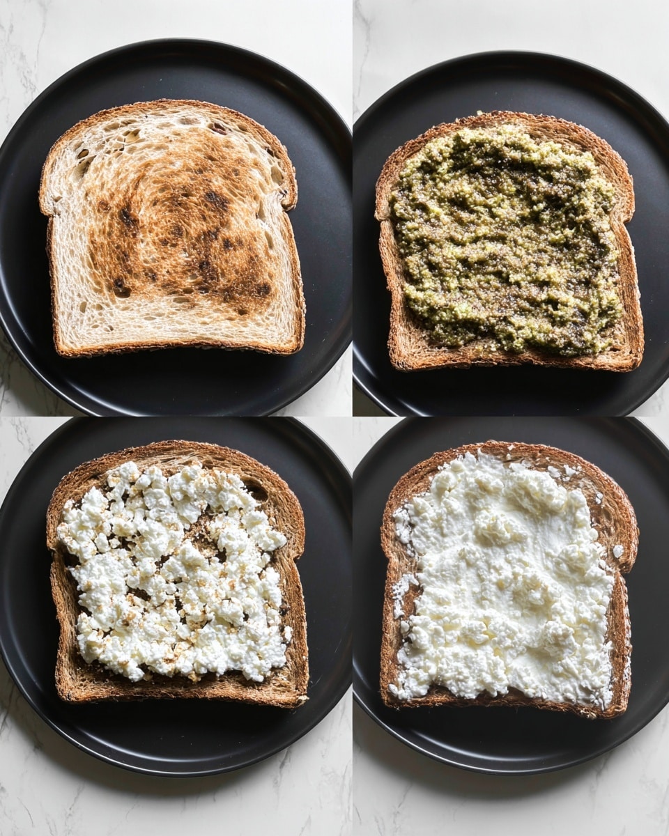 Caprese Cottage Cheese Toast: Fresh, Quick & Flavorful Snack