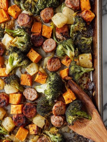 Sheet Pan Sausage and Veggies Recipe