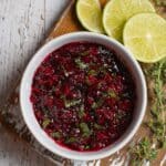 Easy Cranberry Salsa Recipe