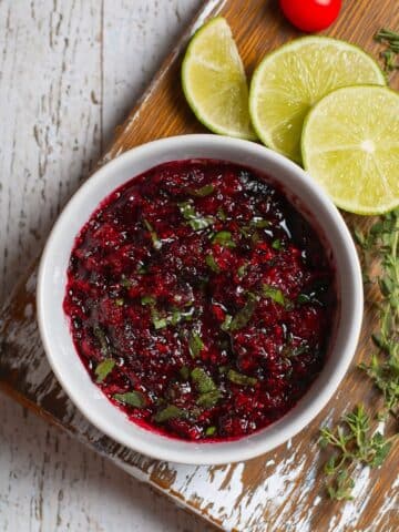Easy Cranberry Salsa Recipe