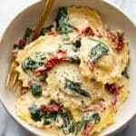 Creamy Tuscan Ravioli Recipe