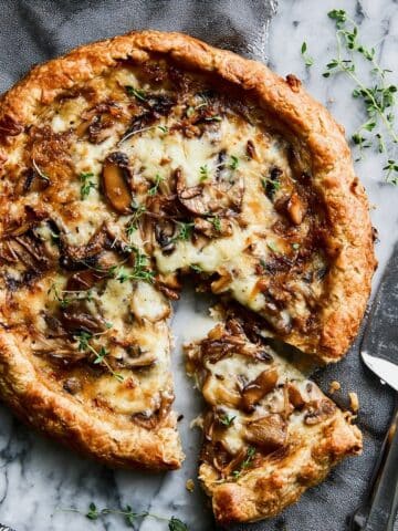 Easy Mushroom Galette Recipe