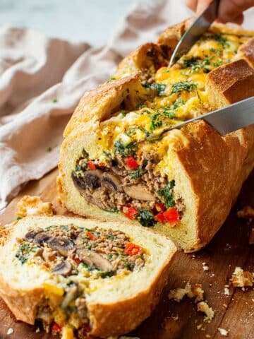 Stuffed Breakfast Bread Recipe