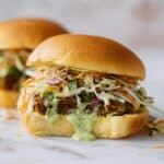 Green Goddess Turkey Burgers with Fresh Slaw Recipe
