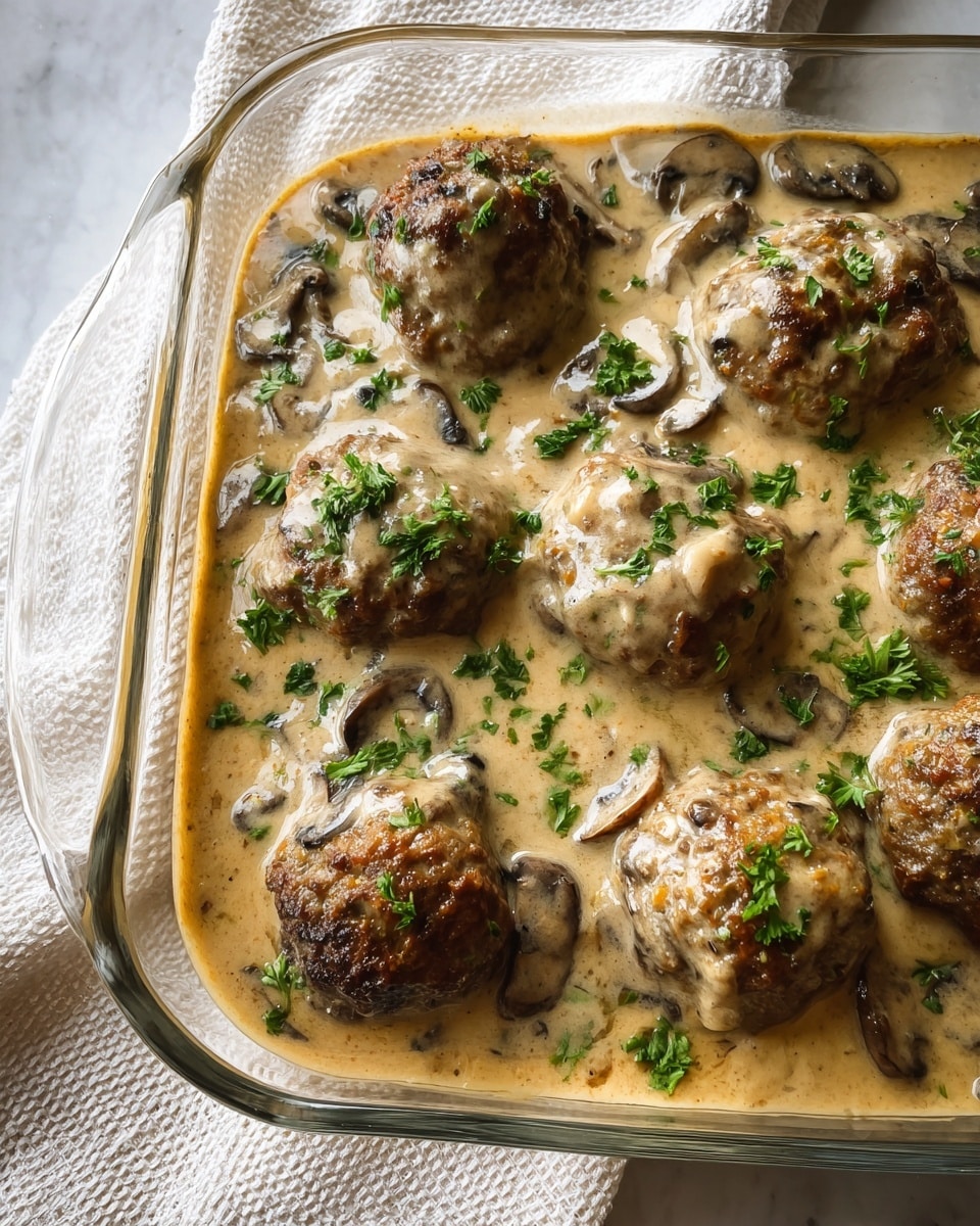 Amish Hamburger Steak Bake Recipe - Recipe Image