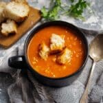 Tomato Orzo Soup with Saffron and Cream Recipe