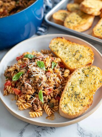 Ground Beef Pasta Skillet Recipe