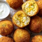 Cheesy Broccoli Fried Rice Balls Recipe