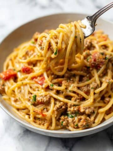 One Pot Taco Spaghetti Recipe