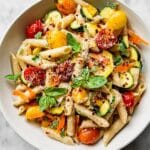 Pasta Primavera with Sun-Dried and Cherry Tomatoes Recipe