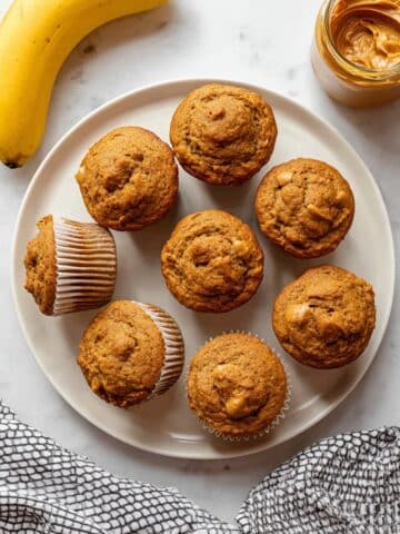 Peanut Butter Banana Muffins Recipe