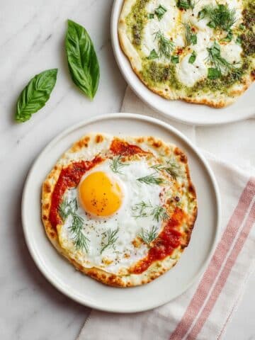 Crispy Fried Feta & Eggs - 2 Ways Recipe