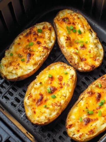Air Fryer Twice Baked Potatoes Recipe