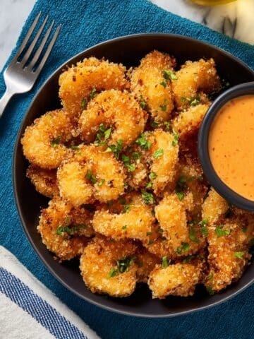 Vegan Shrimp Made from King Oyster Mushrooms with Crispy Breadcrumb Coating Recipe
