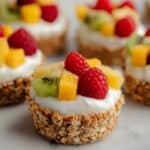 Baked Oatmeal Cups with Nutritious Toppings Recipe