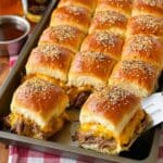 Roast Beef and Cheddar Sliders Recipe
