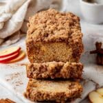 Apple Banana Bread with Cinnamon Streusel Recipe