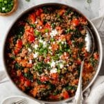 Mediterranean Ground Beef Stir Fry Recipe