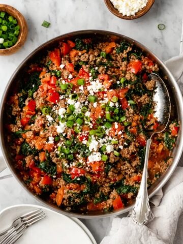 Mediterranean Ground Beef Stir Fry Recipe