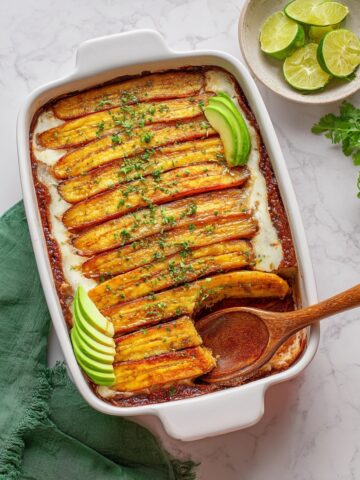 Vegan Plantain Lasagna (Pastelón) Recipe