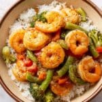 Shrimp Stir Fry with Frozen Vegetables and Simple Stir Fry Sauce Recipe