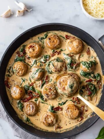 Creamy Tuscan Mushrooms Recipe