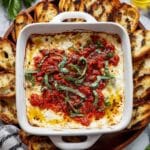 Baked Goat Cheese Bruschetta Dip Recipe