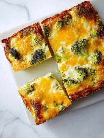 Easy Broccoli and Cheese Egg Bake Recipe