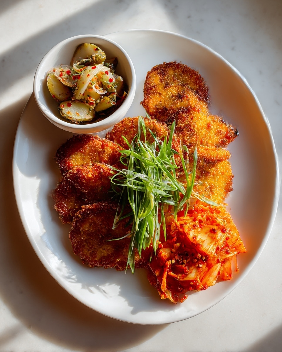 Kimchi Chicken Schnitzels Recipe - Recipe Image