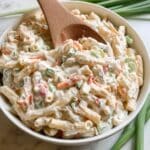 Creamy Sour Cream Cheddar Macaroni Salad Recipe