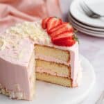 Strawberry Cheesecake Cake Recipe