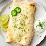 Creamy White Chicken Enchiladas with Pepper Jack Cheese Recipe