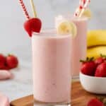 Strawberry Banana Smoothie (No Yogurt) Recipe