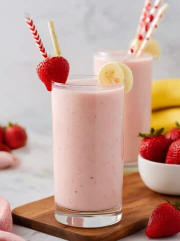 Strawberry Banana Smoothie (No Yogurt) Recipe