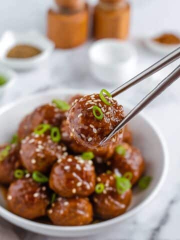 Easy Korean BBQ Meatballs Recipe