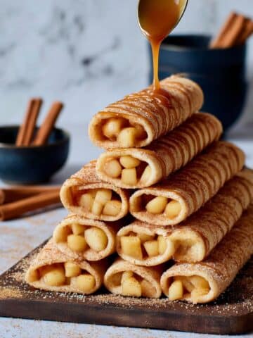 Apple Cinnamon Crepes with Fresh Fruit Filling Recipe