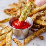 Baked Garlic Parmesan Fries Recipe