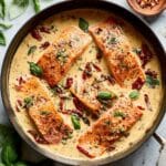Marry Me Salmon with Sun-Dried Tomato Cream Sauce Recipe