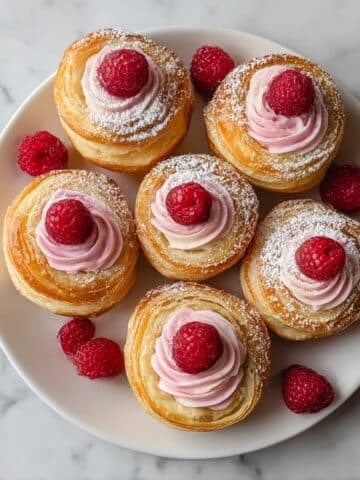 Raspberry Cream Cheese Cruffins Recipe